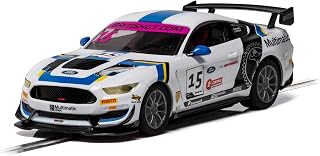 Scalextric Ford Mustang GT4 Multimatic Motorsports 1:32 Slot Race Car C4173