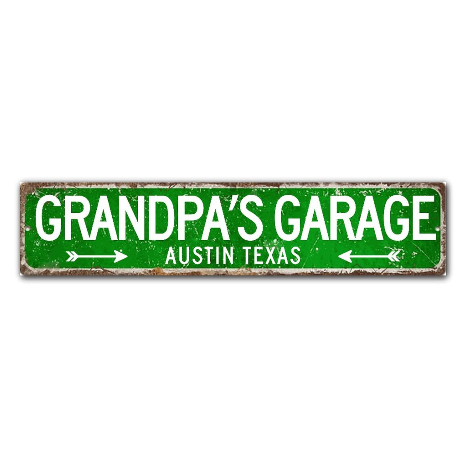 Panneau en bois personnalisé : le cadeau idéal pour le garage de grand-père
