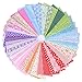 PTCOME 42 Stück Stoffreste Stoffpaket 25 x 25 cm Bedruckter Baumwollstoff Meterware Stoffe zum Nähen Patchwork 100% Baumwolle Stoffflicken für Kleidung Vorhänge Bettwäsche DIY Basteln