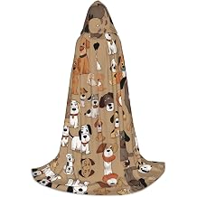 Cosplay Cape - Cartoon cute puppy Printed, Suitable for Holiday Parties, Performances, Anime Conventions