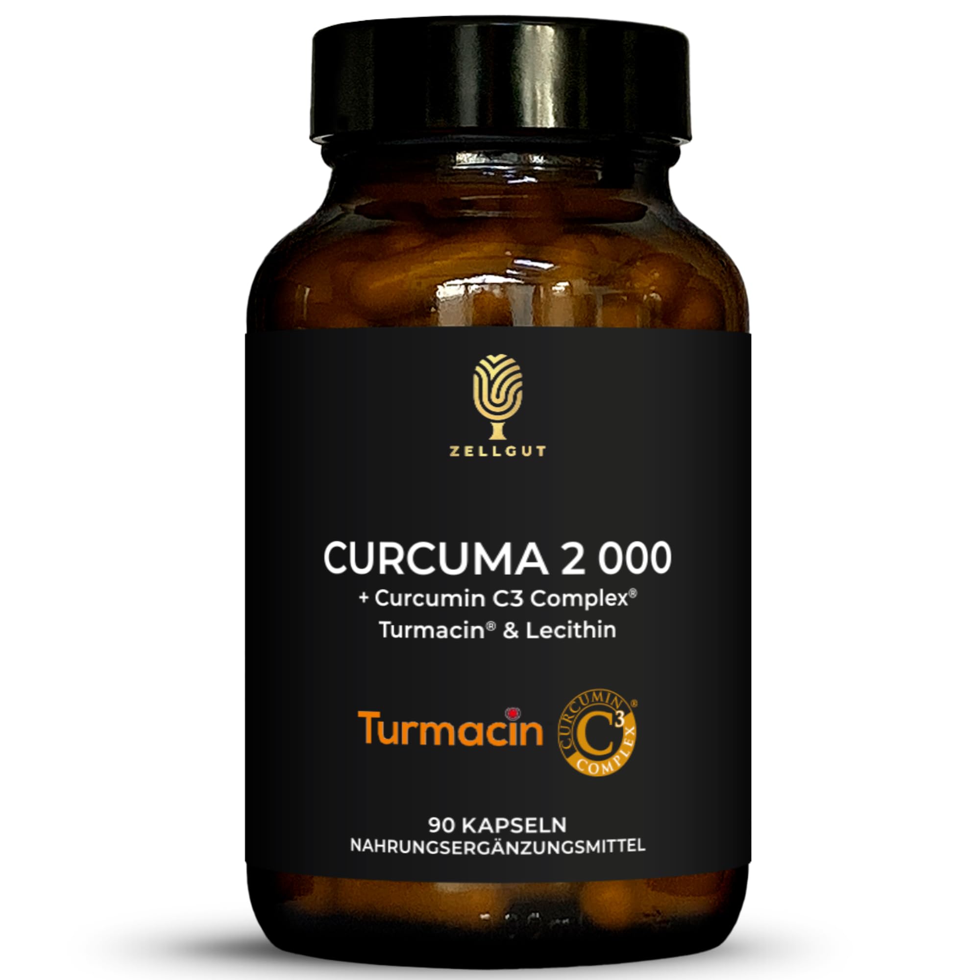CURCUMA 2.000 • 90 Kapseln hohe • hohe Bioverfügbarkeit durch liposomale Formulierung • höchste Rohstoffqualität • vegan & glutenfrei