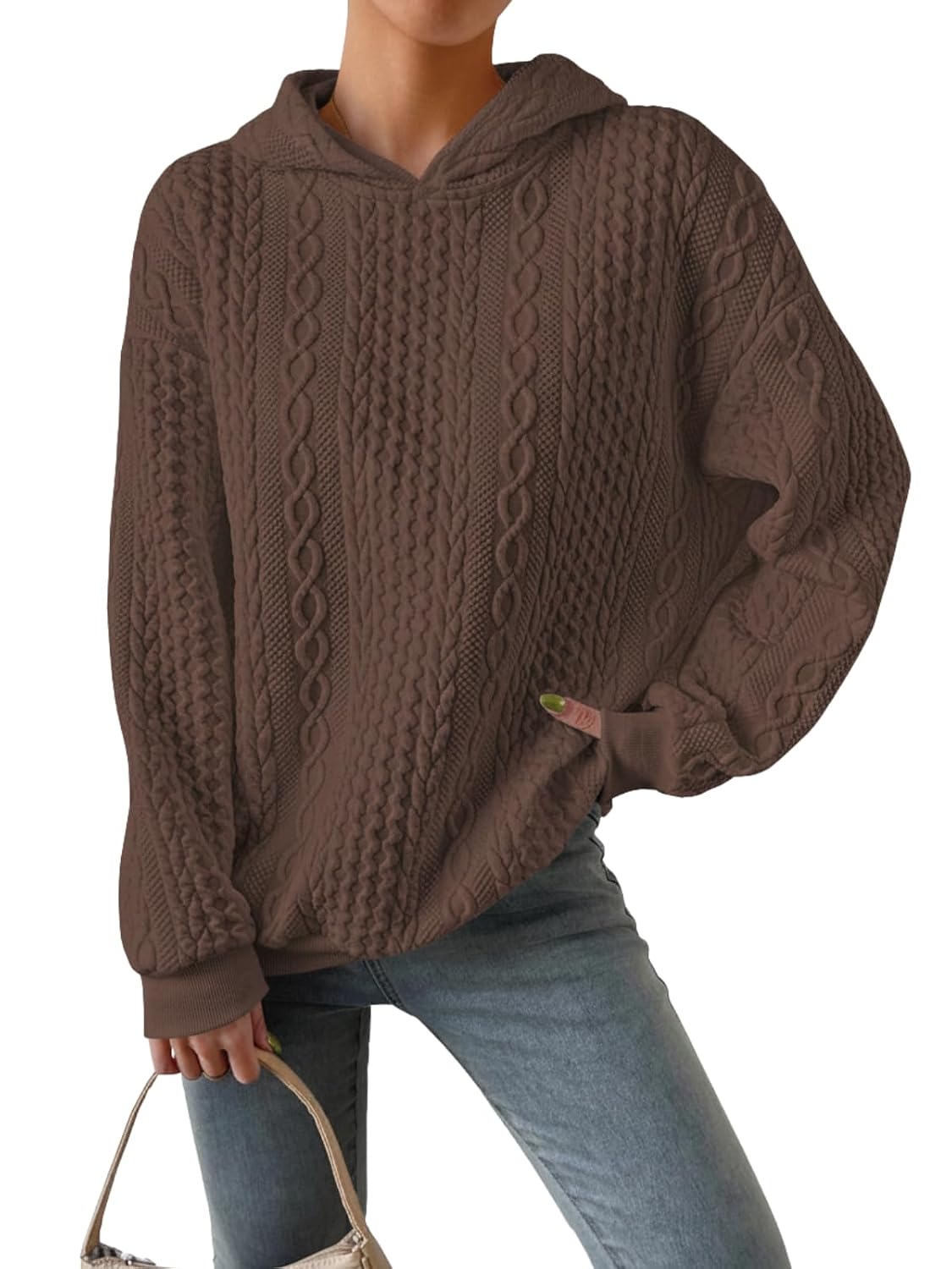 GRECIILOOKS Oversized Cotton Winter...