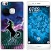Produktbild PhoneNatic Case kompatibel mit Huawei P9 Lite Silikon-Hülle Retro Wave Einhorn M2