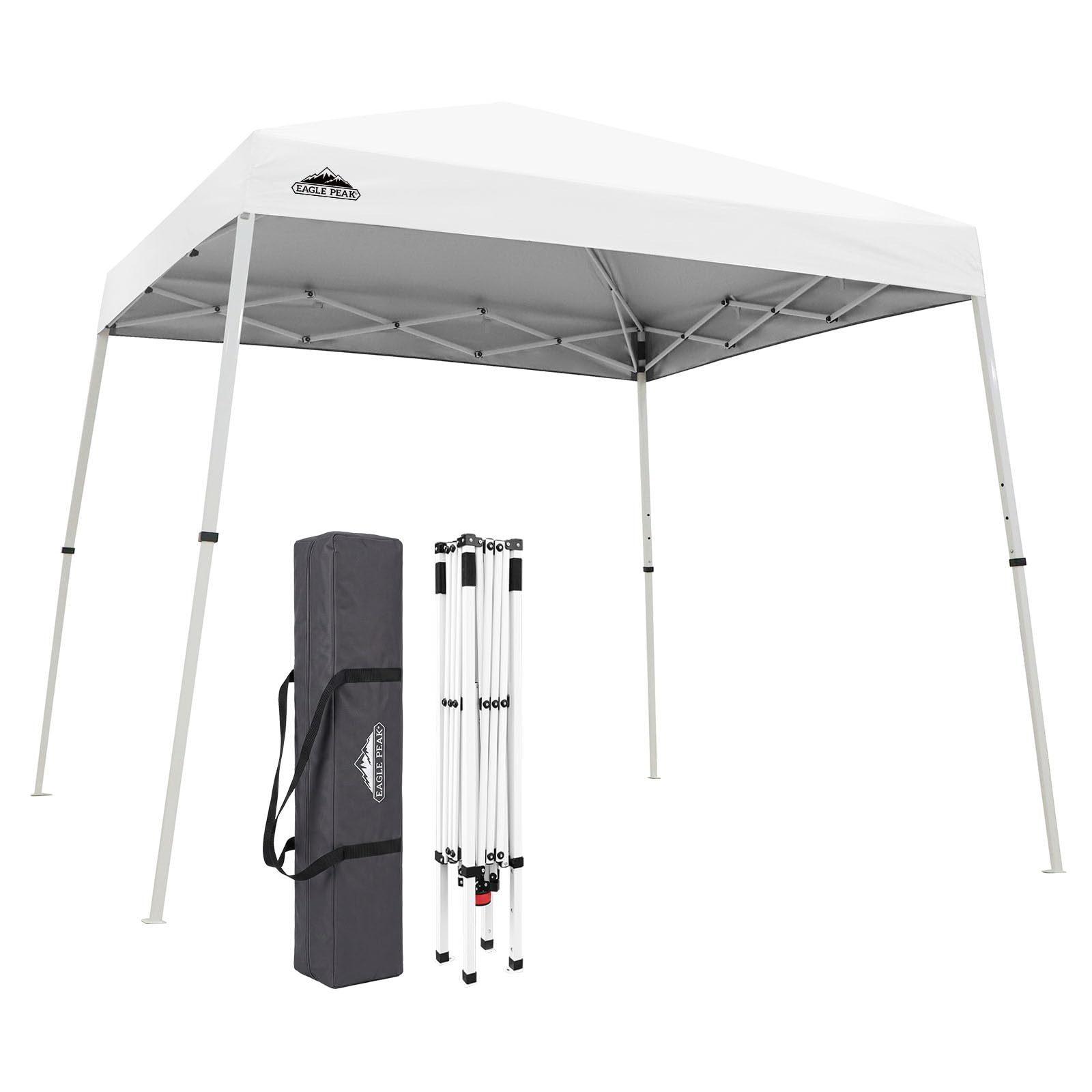 Tienda de campaña EAGLE PEAK 3x3m toldo blanco plegable de jardín