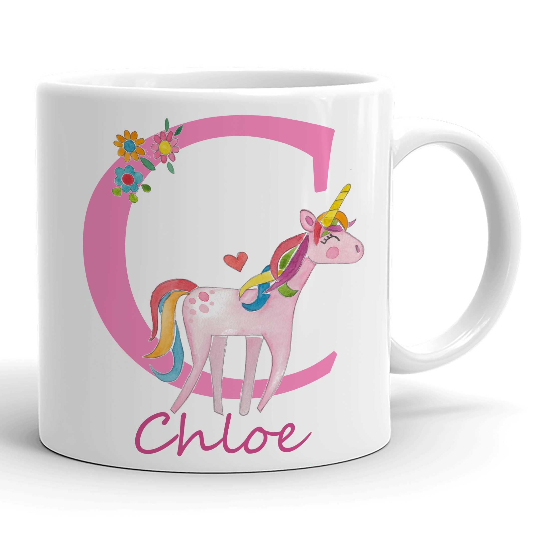 Tigerlilyprints Personalised Unicorn Cup for Girls, Custom Name, Unbreakable Birthday Gift, Unicorn Theme, Kids Mug, Toddler Birthday Gift.