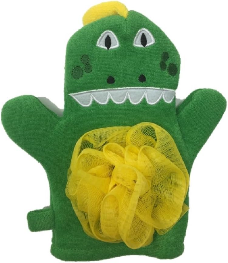 Avon Dinosaur Bath Mitt Loufa Poof Cute Puppet Kids Unisex