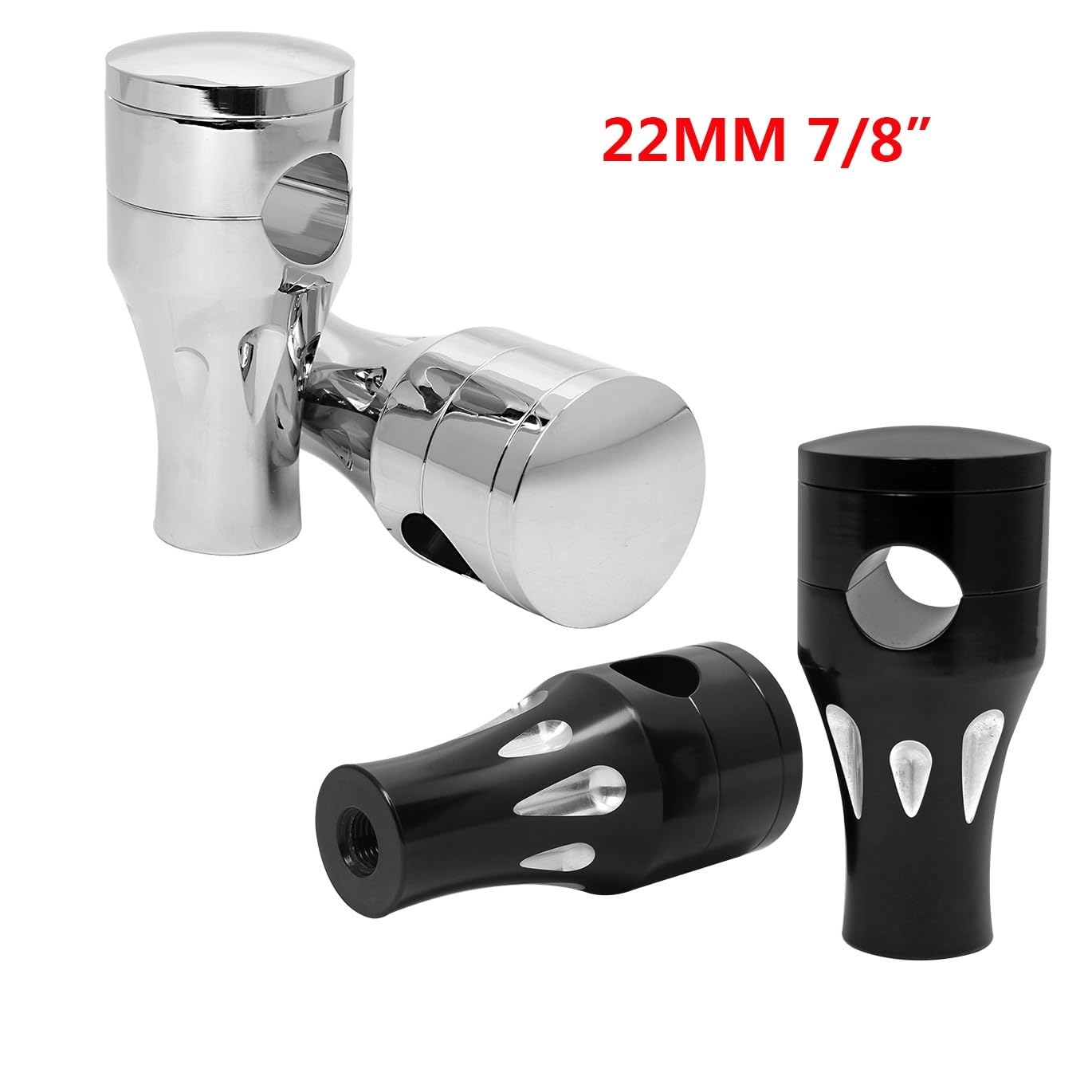 Rehausse Guidon Élévateurs Support de Guidon Moto Universel, 22 mm, 7/8", pour, pour Custom