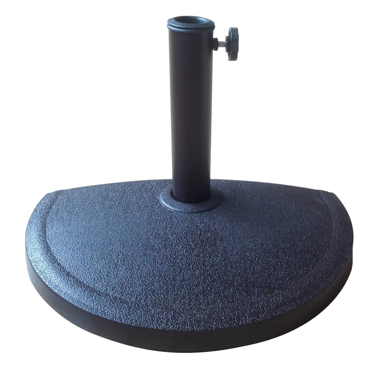 eacommerce Mezzo Ombrellone a Parete da giardino Mezzaluna 270 cm in Alluminio con Base INCLUSA