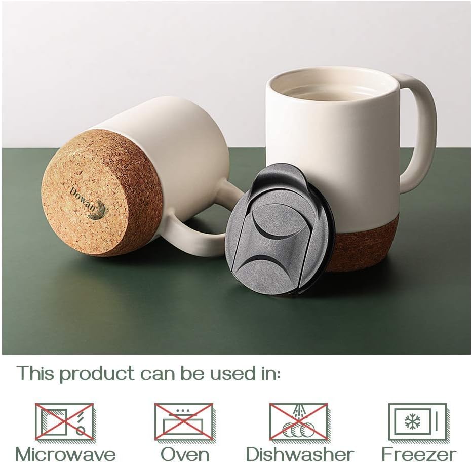 Buy DOWAN Coffee Mugs Set Mug gift set for Men Women Dad Mom, 15/17