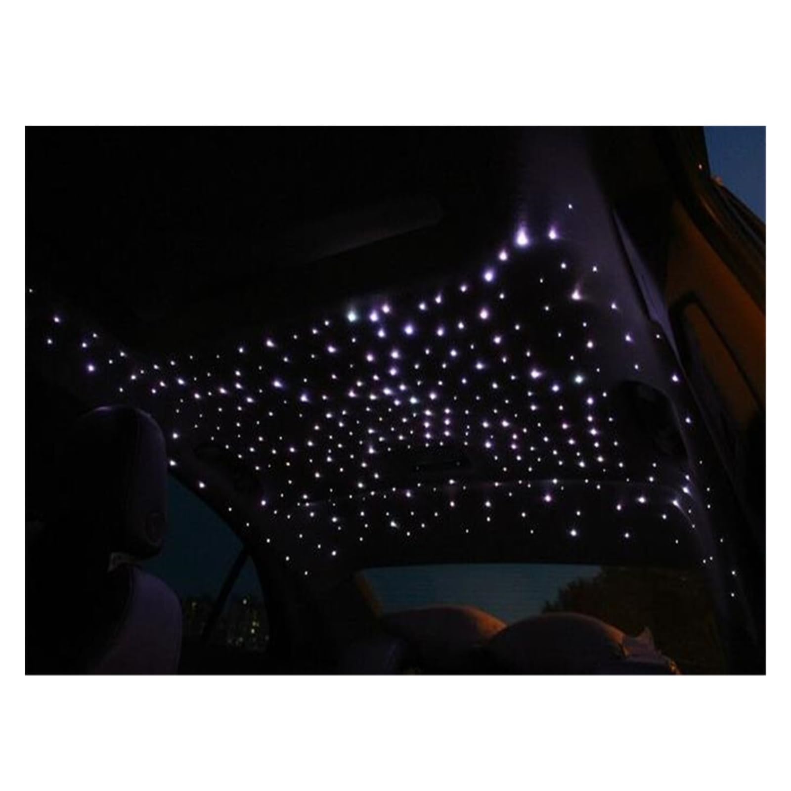 Accessoires De Pavillon à éClairage éToilé pour Vo Voiture 12V 200 X RVB LED Fibre Optique Star Plafonnier Kit Twinkle Télécommande