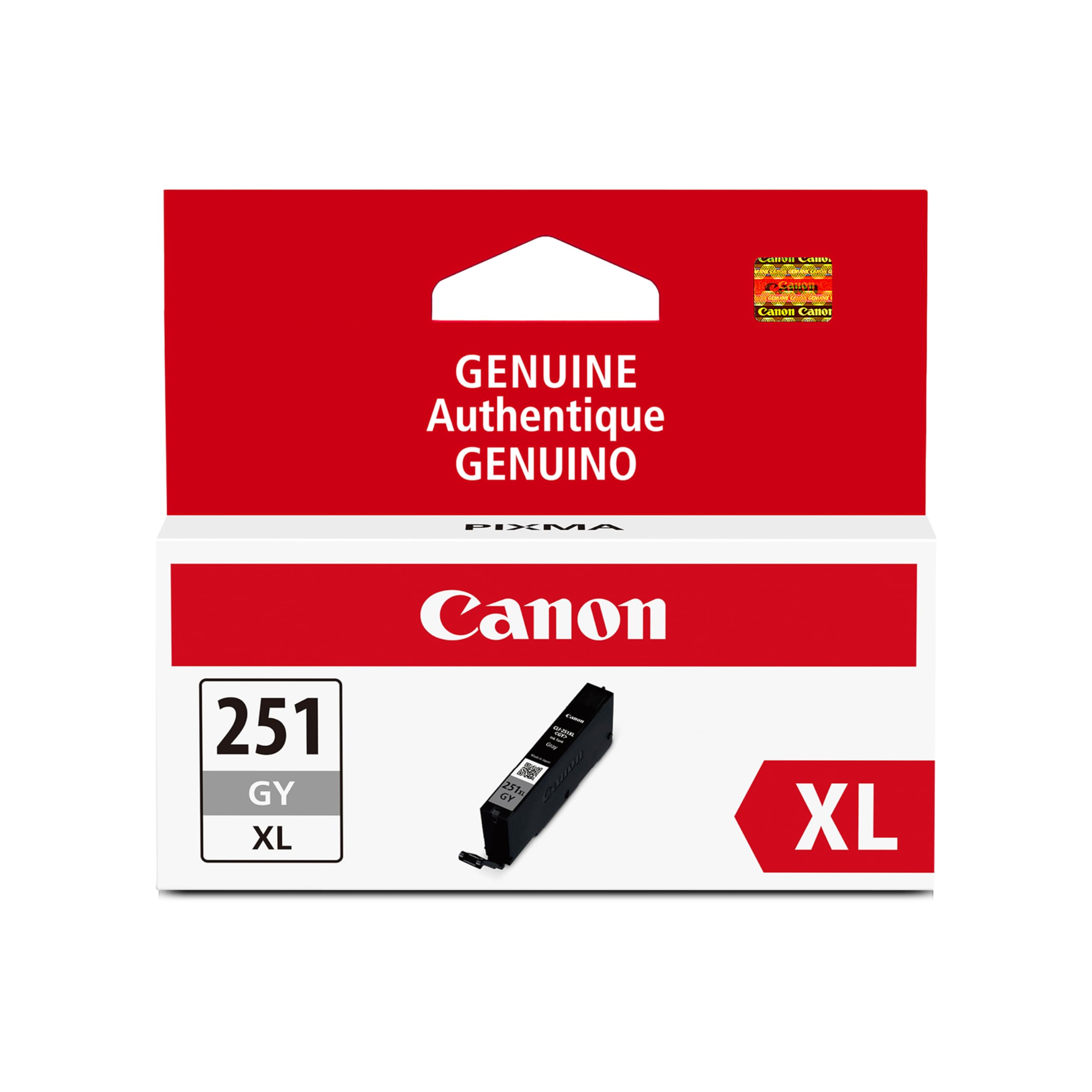 Amazon.com: Canon CLI-251XL Genuine Gray Ink Tank, Compatible with