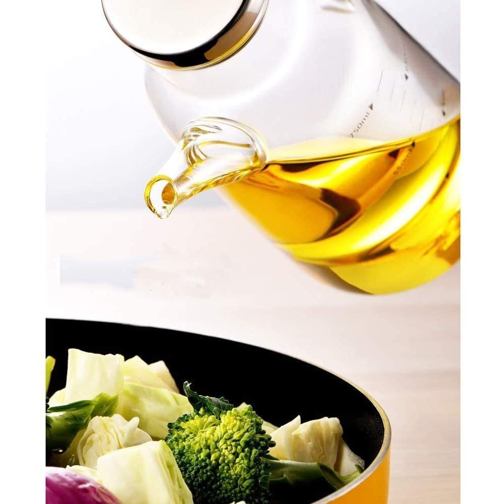 Aceitera y vinagrera Antigoteo Botellas de Aceite for Cocina, dispensador de Aceite de Oliva y Botella de vinagre (Size : 750ml)