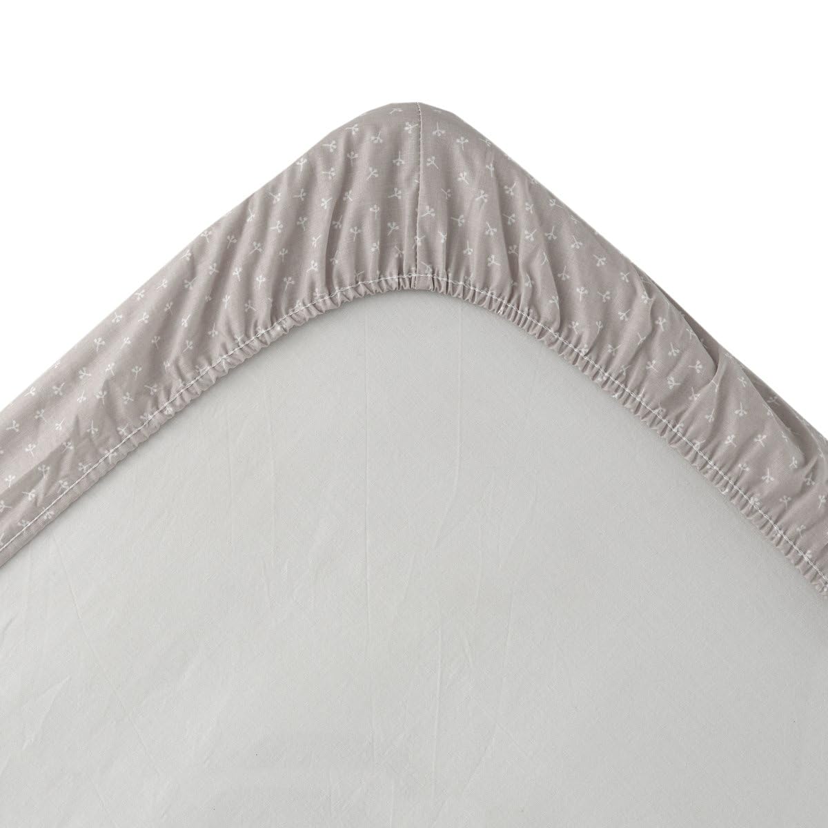 Cambrass - Sabana Bajera algodón - Sabana Ajustable con Gomas - Ropa de Cama para bebé con Tratamiento Sanitized -Bajera 2 Uds. 60x120x17 Cm Abete Beige