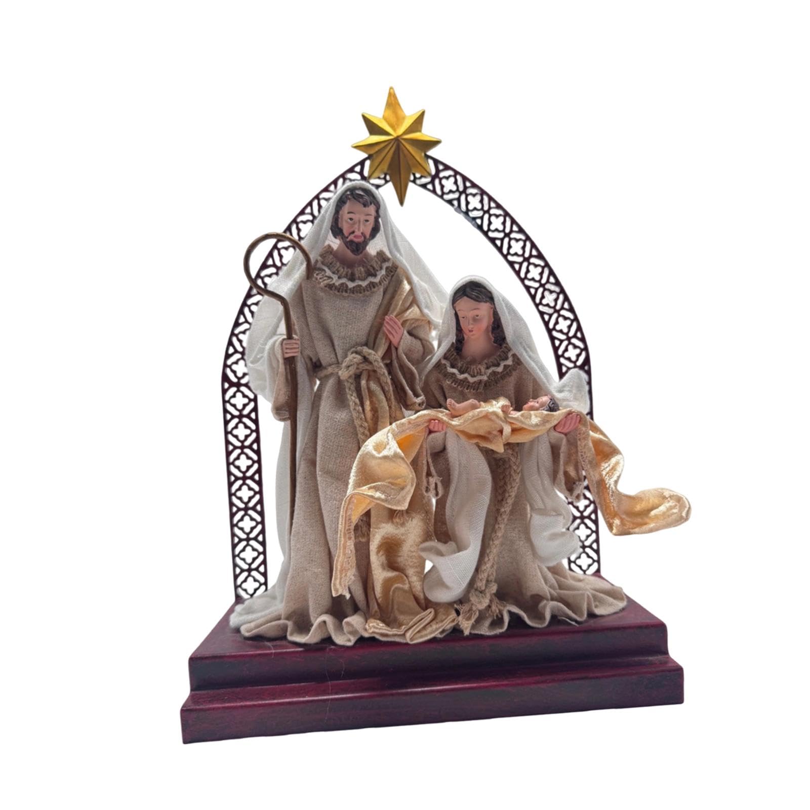 Fenteer Estatua de para Natividad de, Adorno de Mesa para el hogar, Estante, repisa, centros de Mesa, Decoraciones, Style B