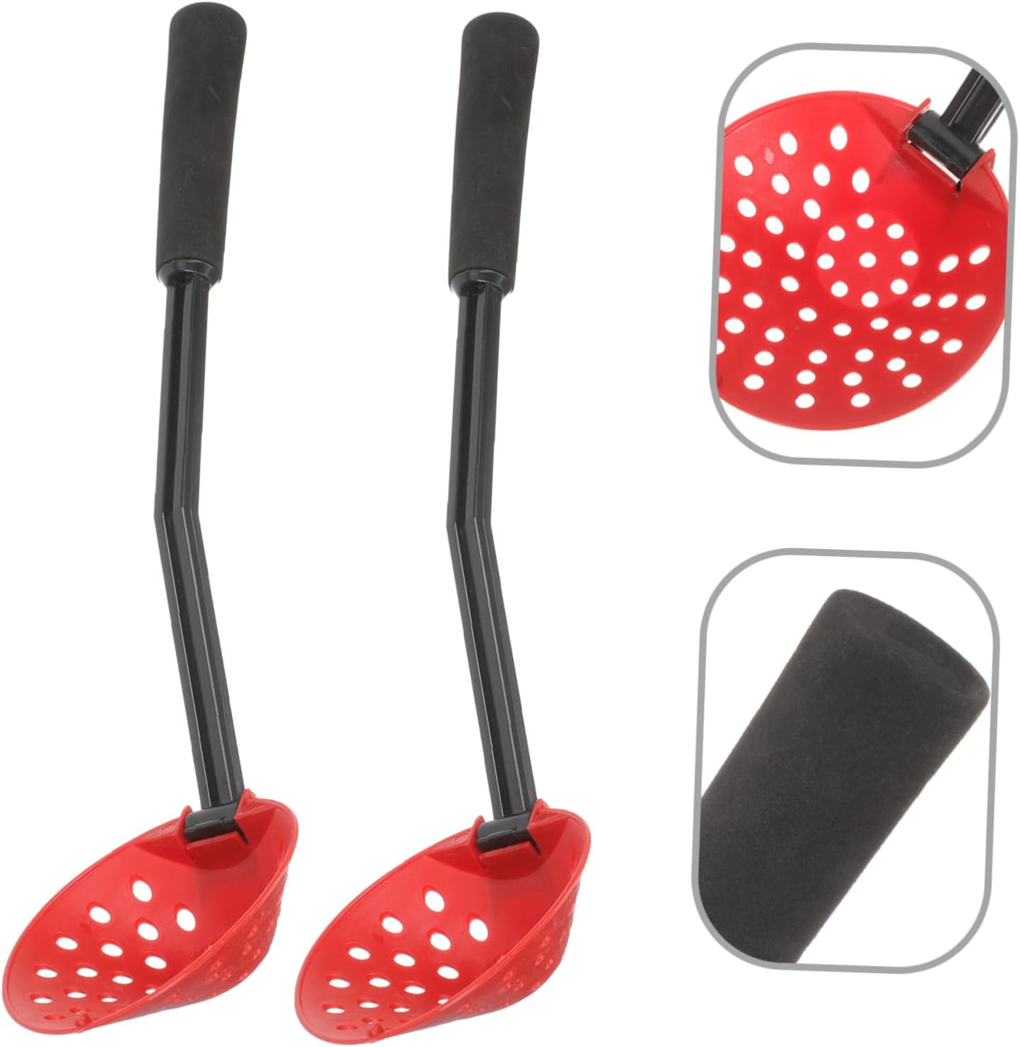 2pcs Foldable Ice Fishing Spoons Ergonomic Ice Fishing Scoop for Outdoor Use and Material