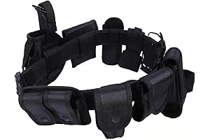 Cinturón de herramientas táctico HUNANBANG 10 en 1 para agentes del orden