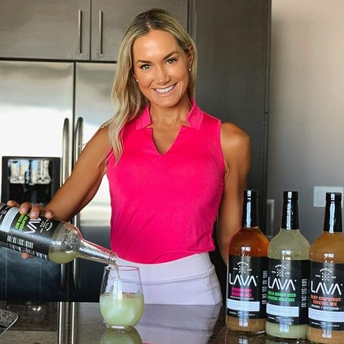 Miniatura 5 de LAVA Mezcla de margarita delgada prémium y paloma delgada de LAVA Craft Cocktail Co., baja en calorías, mucho sabor y listo para usar, botellas de