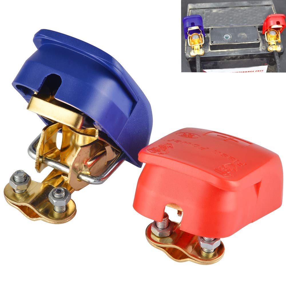 Connecteurs de terminaux Universal 12V Rapide Cosses de Batterie for Voiture de Presse Pinces Bateau Caravane Moto et en Voiture-Style