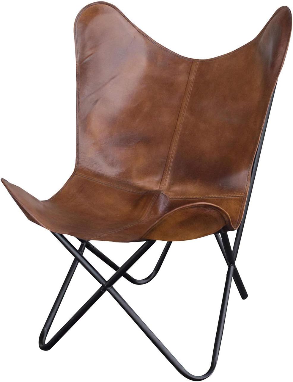 BFCLC Butterfly Chair W Leather Cvr
