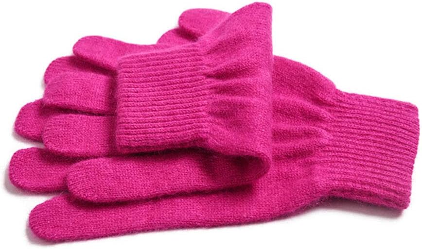 Pure Cashmere Women Full Fingers Gloves Ladies Knitted Gloves Mittens, Made in Inner Mongolian - Image 4