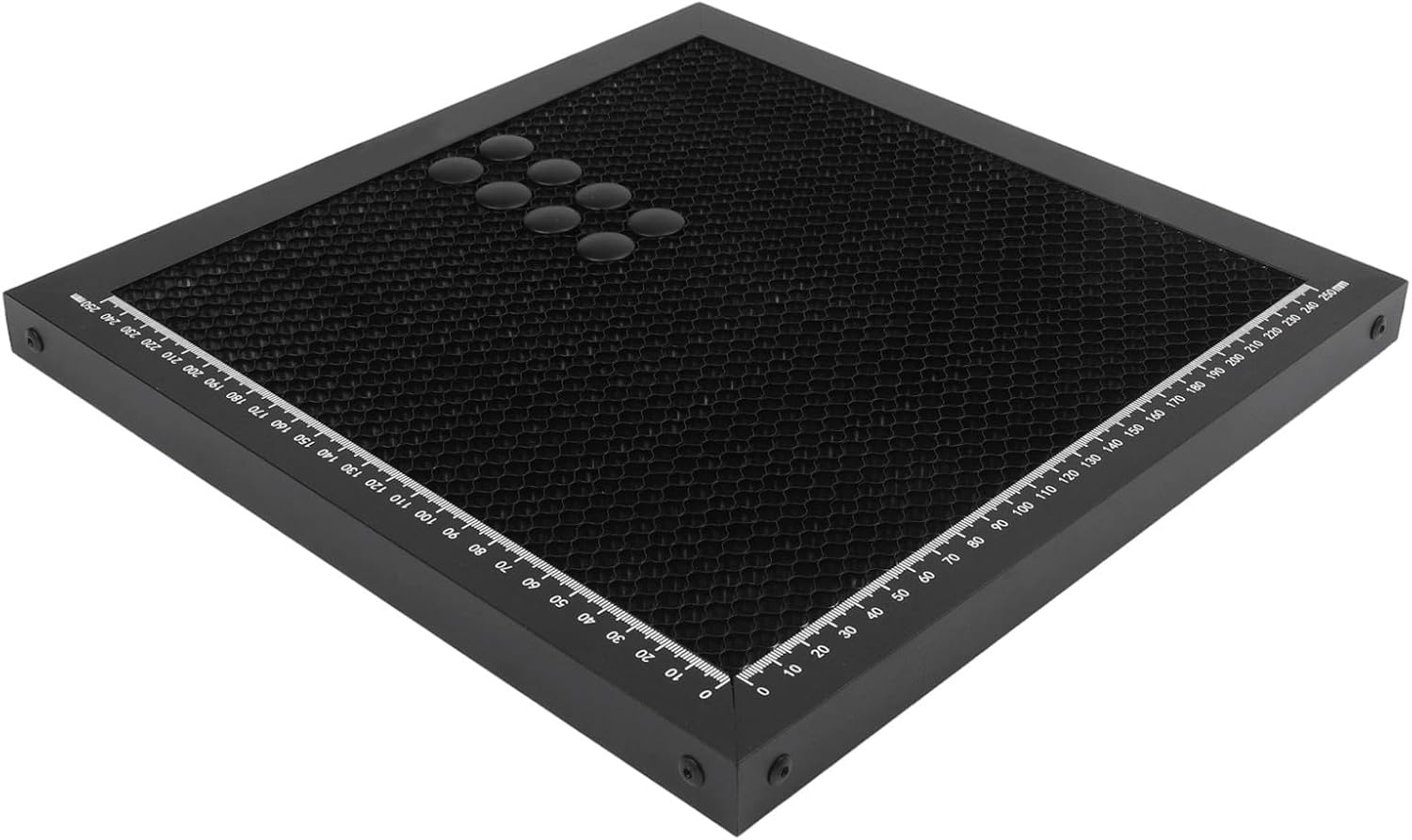Aluminum Honeycomb-Workbench 300x300mm for Engraving Machine, Precision Cutting Bed with Scale Lines for Clean Cuts and Smoke Dissipation
