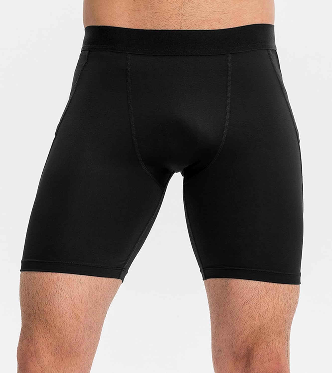 SPVISE 1 or 3 Pack Men's Compression Shorts with Pocket Spandex Underwear Workout Gym Shorts Active Running Basketball Shorts