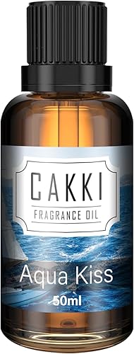 Aceites esenciales para difusores para el hogar, aroma a agua beso, tamaño individual grande de 1.7 fl oz, aceites de fragancia Cakki, para