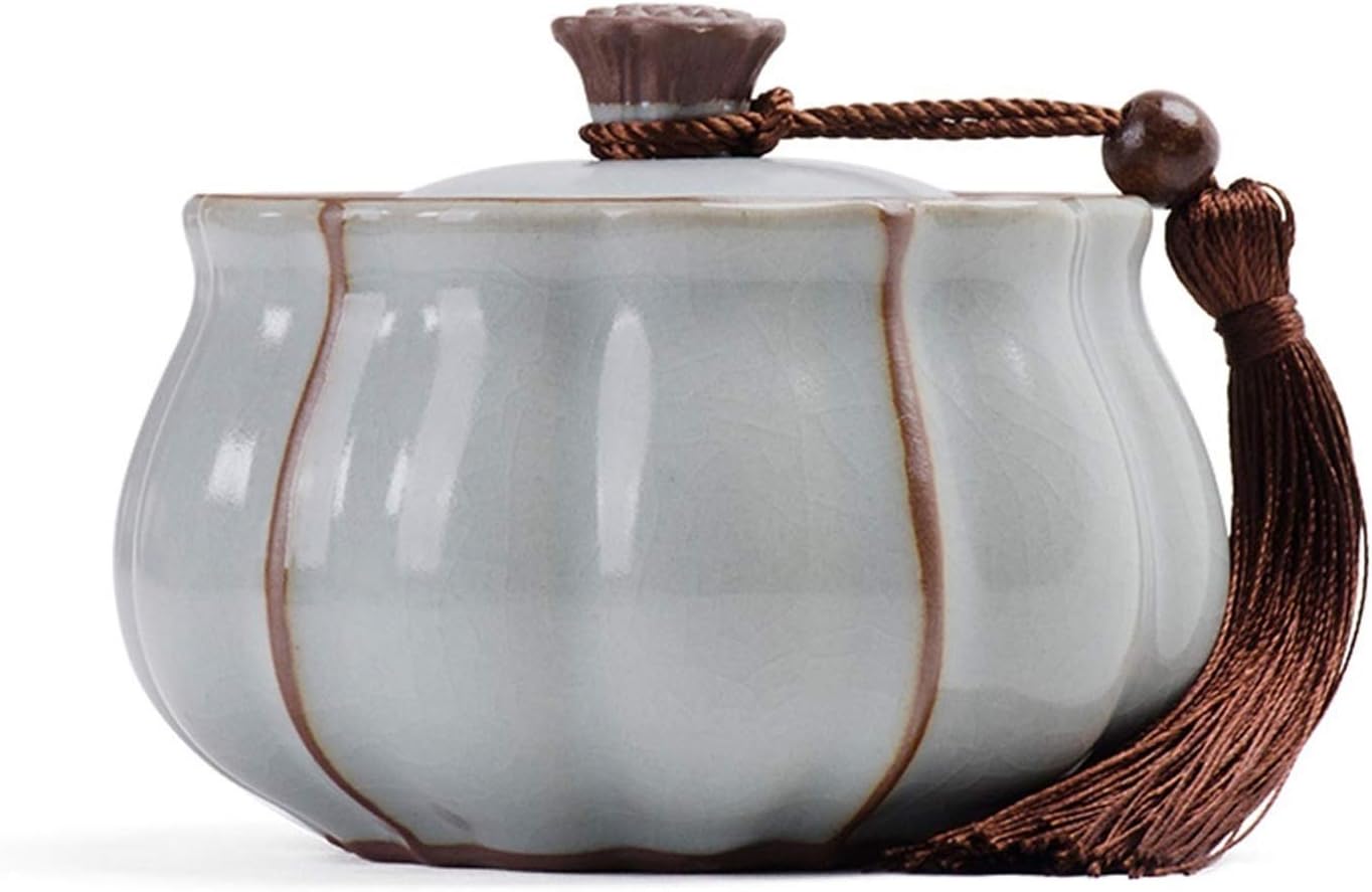 Pet urn Lotus Shape Pet Ashes Canister Hamster Rabbit Deceased Ashes Sealed Jar Jar Cat Dog Deceased Ashes Box Ash Box (Medium)