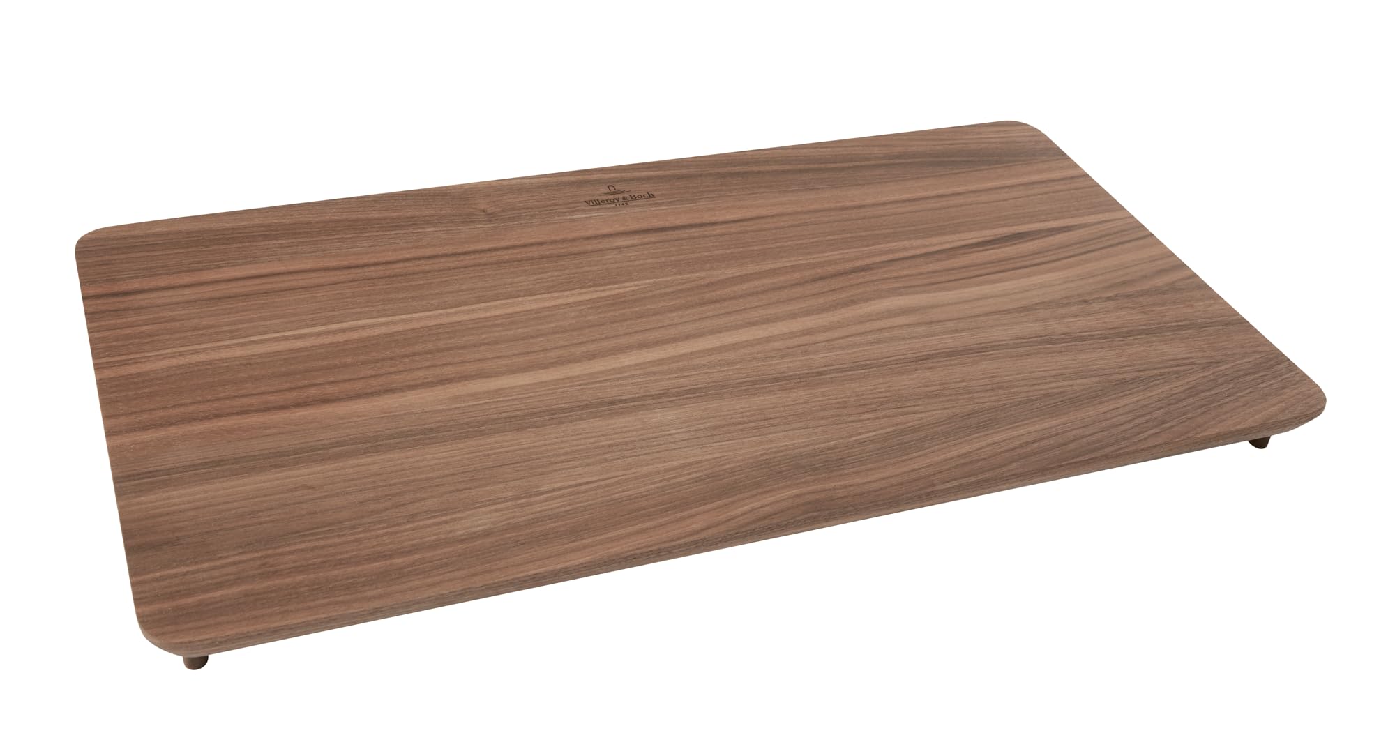 Villeroy & Boch Universal Chopping Board Kitchen Accessories Space-Saving Chopping Board Wood for Laying Over the Kitchen Sink Walnut Square