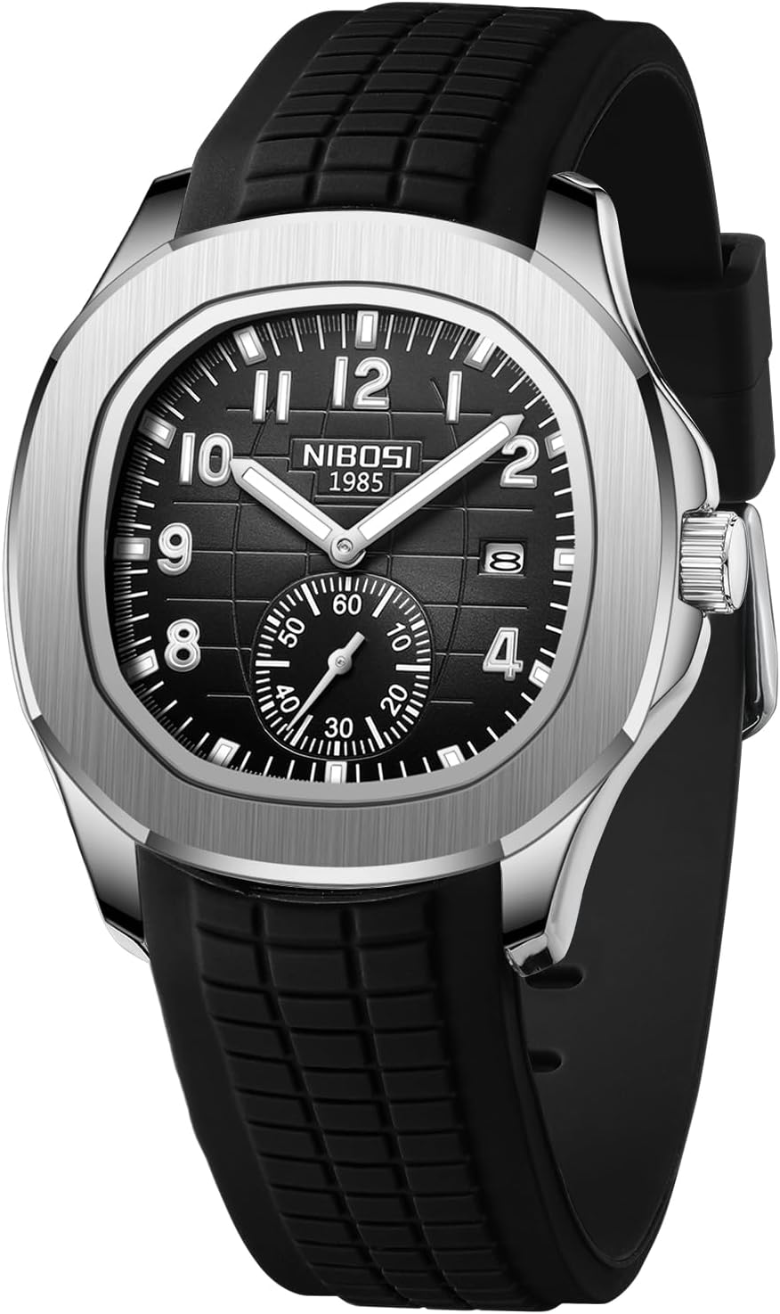 NIBOSI Watches for Men Analog Quartz Clown Dial Boy Wrist Watches Fashion Cartoon Waterproof Leather Strap Men's Watches Birthday Gift