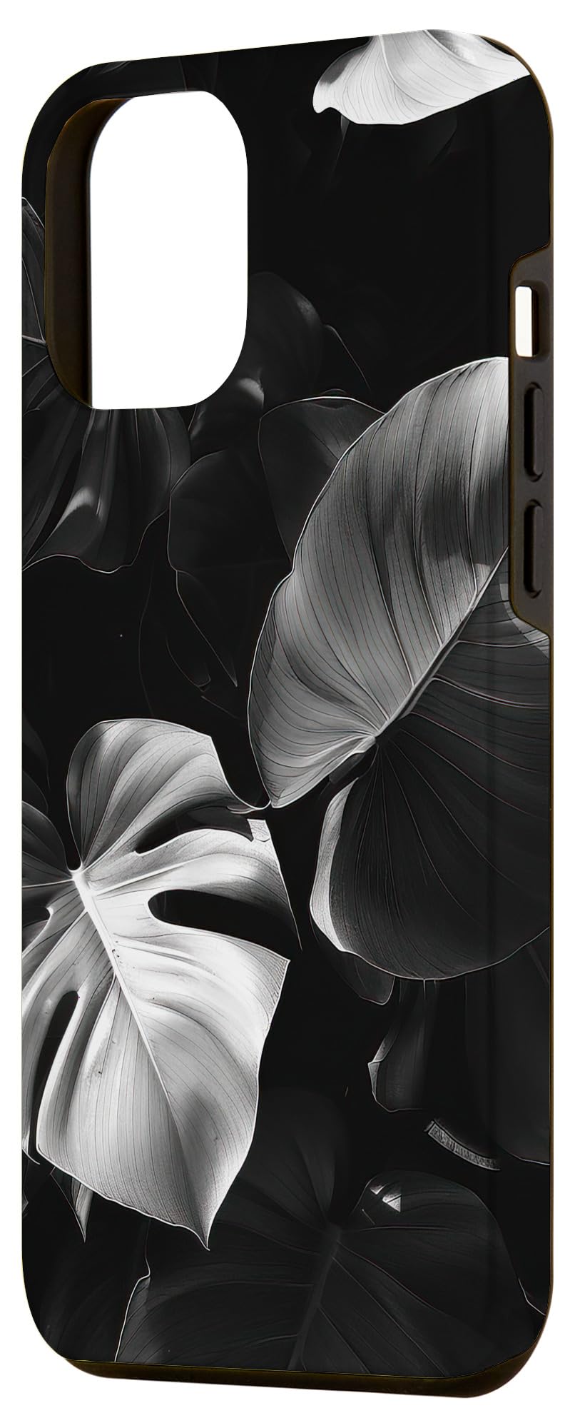 iPhone 15 Plus Black White Pando Tree Plant Lover Dendrophile Case - Image 2