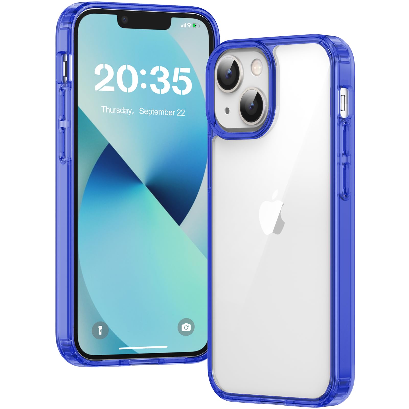Clear Case for iPhone 15, Ultra Thin, Shockproof TPU Cover, Anti-Yellowing, Crystal Clear, Phone Case for Apple iPhone 15 - Clear — view 97