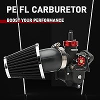 Vista 7 de Carburador NIBBI PE17 con filtros de aire de 48 mm, kit de carburador de 17 mm - Compatible con Dirt Bike Pit Bike Apollo TaoTao Lifan Kayo SSR