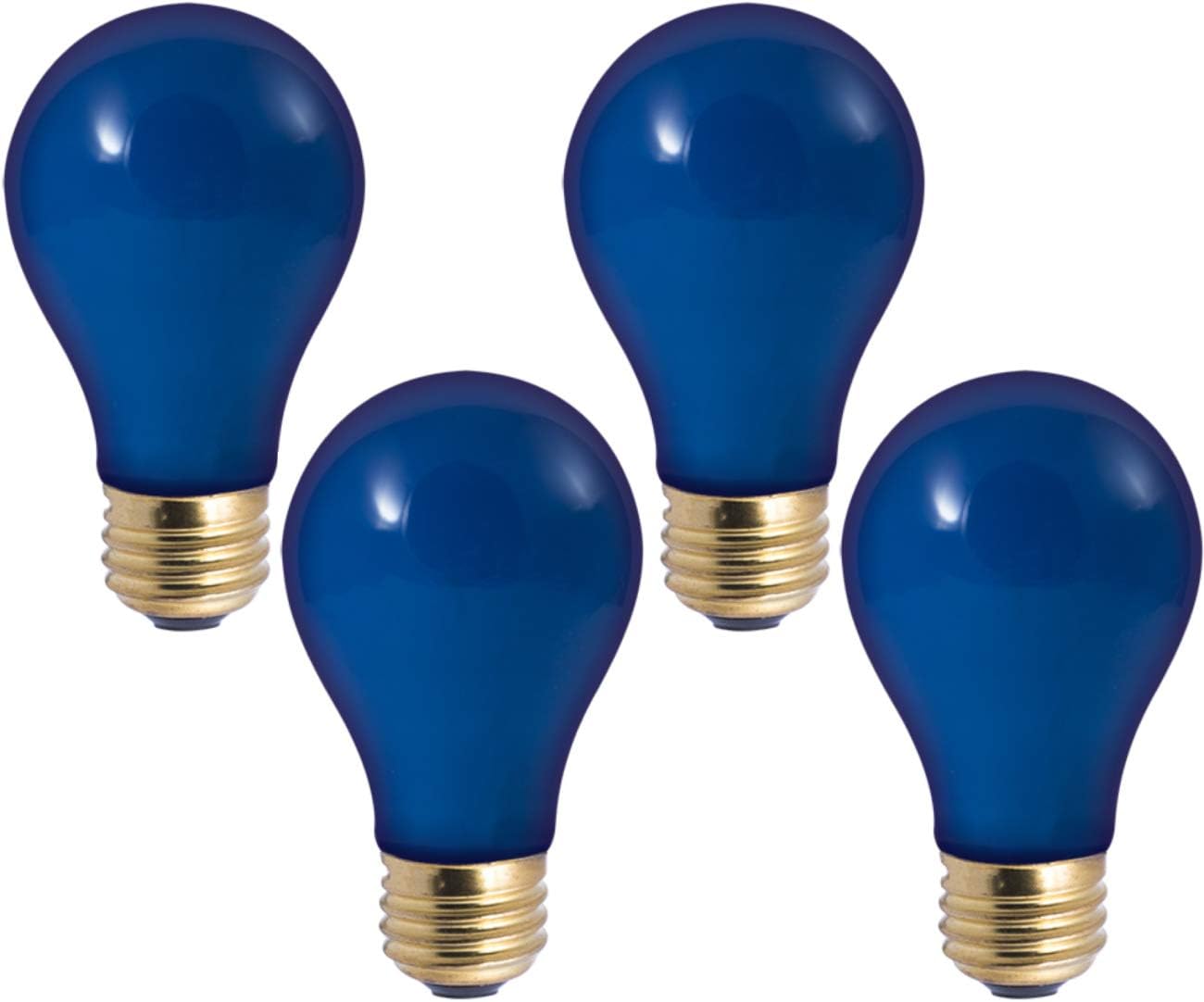 GoodBulb 75-Watt Plant Grow Light Bulb Blue Light Color R30 Shape & E26 Medium Base High Output Grow Light Indoor Plants Seeds Veg and Flower Pack of 4 Bulbs