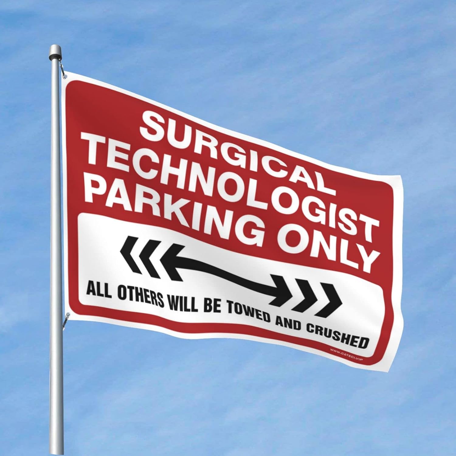 Funny Flags For College Dorm Surgical Technologist Parking Only Flag Flags For Room Decor College Dorm Room Decor (Size : 152X244CM)