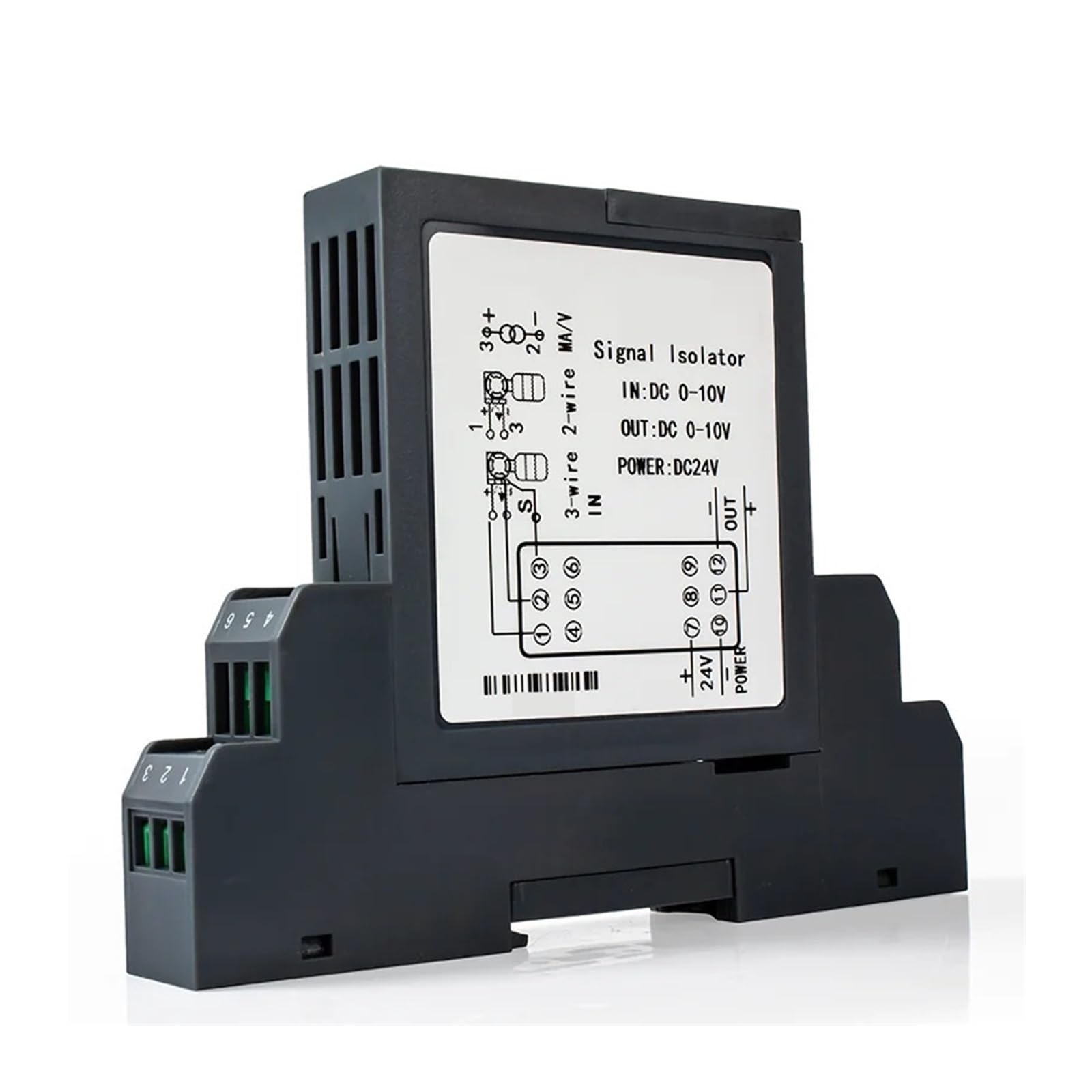 Convertisseur de signal analogique 4-20mA 0-10V isolateur de boucle courant continu