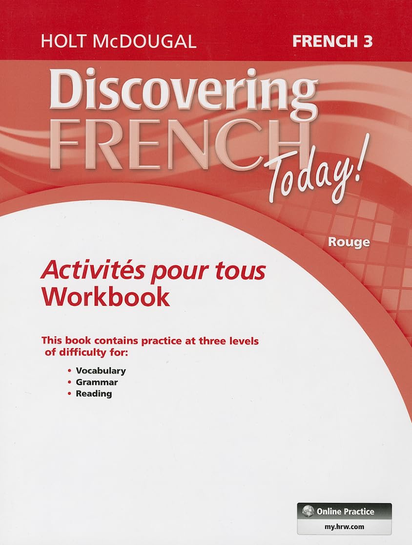 Activités Pour Tous Level 3 (Discovering French Today) (French Edition ...