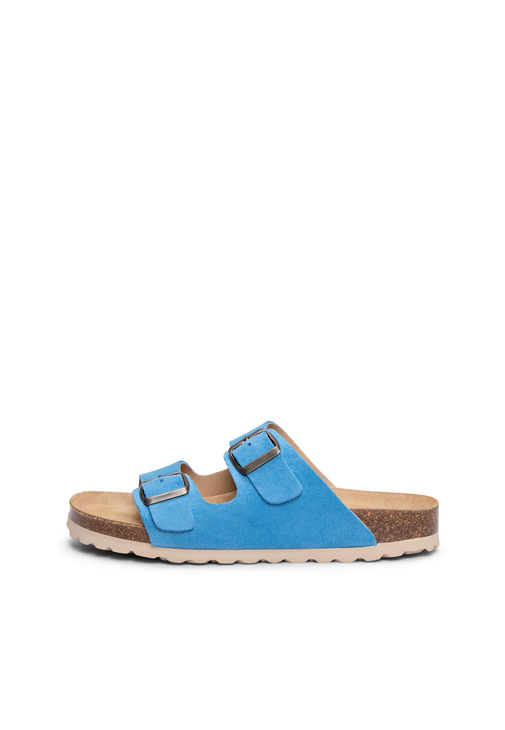 miMaO. Sandalias Planas con Doble Hebilla y Plantilla Bio. Diseñado y Fabricado en España