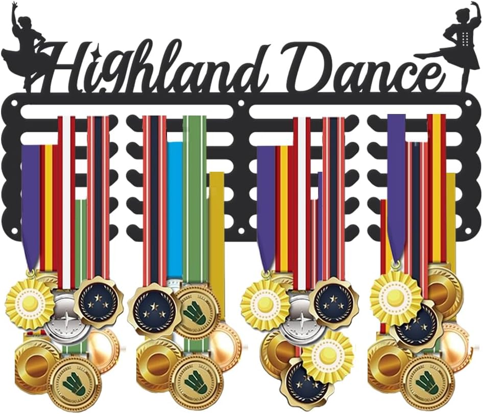 SUPERDANT Sports Medal Hanger Display Award Metal Holder with Hooks Rack Medal Iron Shelf Medal Rack Wall Mounted Race Medal Hanger Medal Award Rack Gift for Athletes Kids
