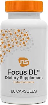 Neuroscience Focus DL - Brain Supplements for Memory & Focus with L-Phenylalanine - Memory & Brain Health Capsules for Pea Production, Mental Clarity, and Catecholamine Balance 60 ct