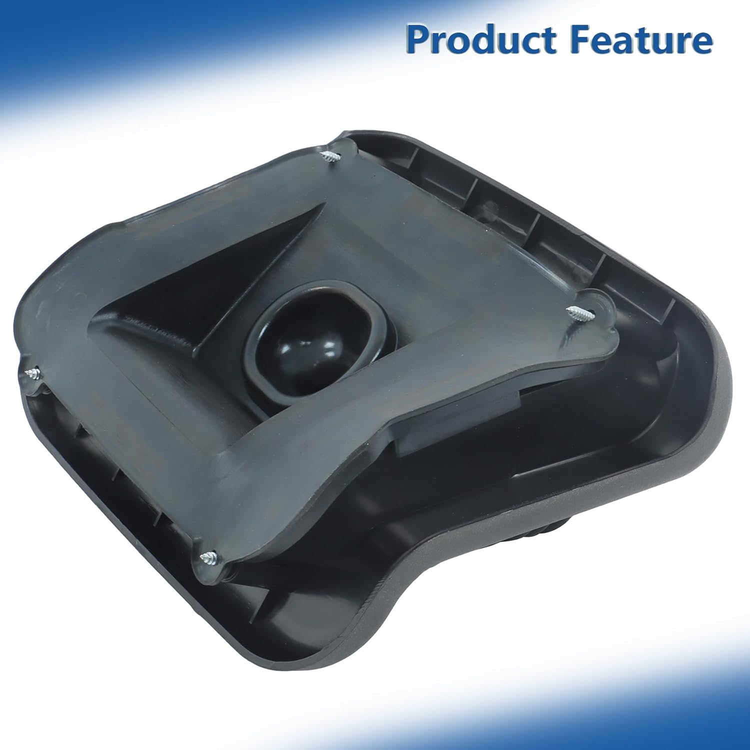 Silscvtt 1PCS Black 4 x 4 Transfer Case Manual Shifter Boot Replacement for F250 F350 5.4L 6.0L 1999-2007 F81Z7277BC