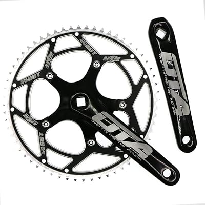 Pédalier à engrenage fixe pour vélo de route, vitesse unique, OTA 48T 130 BCD, ensemble pour pédalier, avec chaîne
