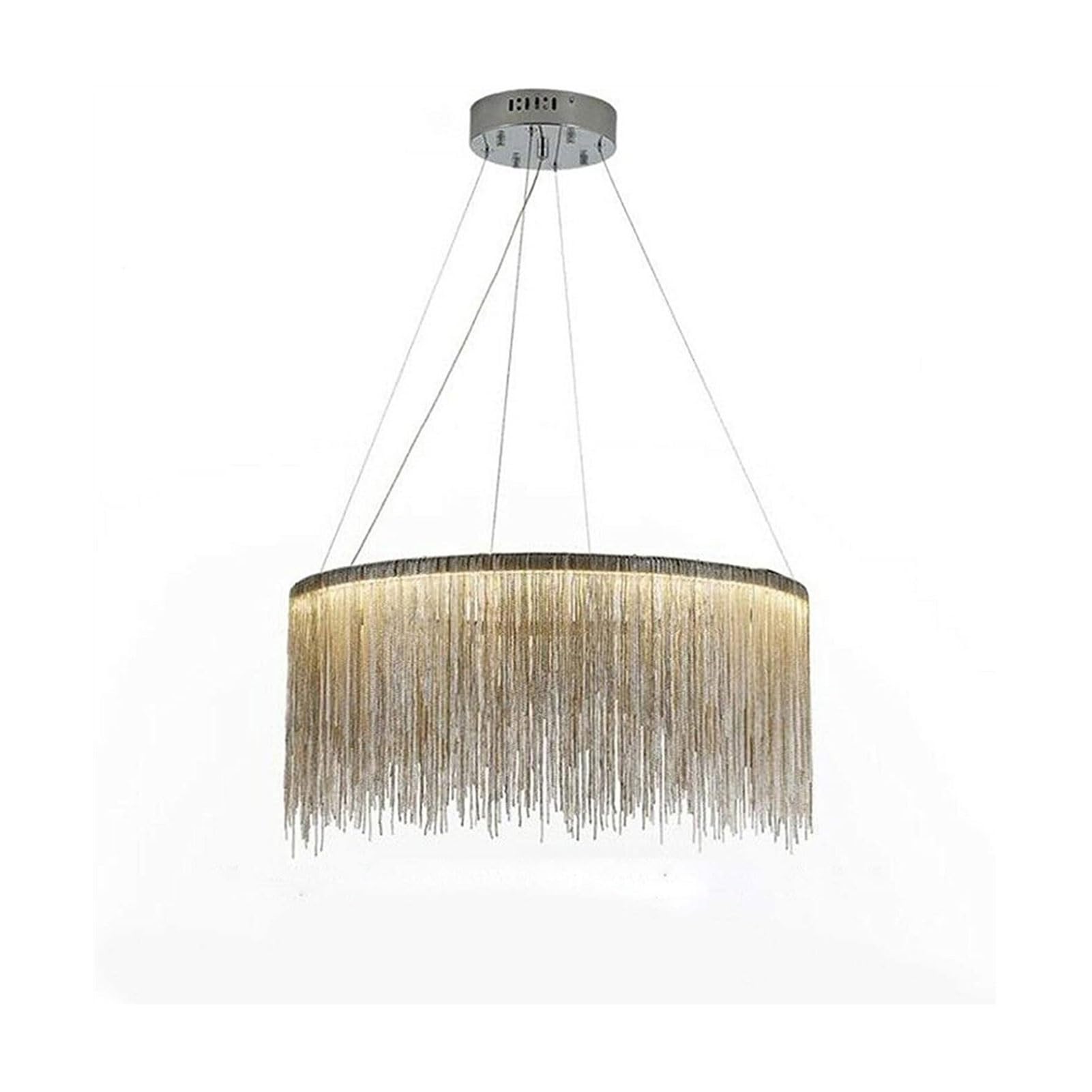 Suspension de luxe LED chic pour hôtel et grand salon moderne