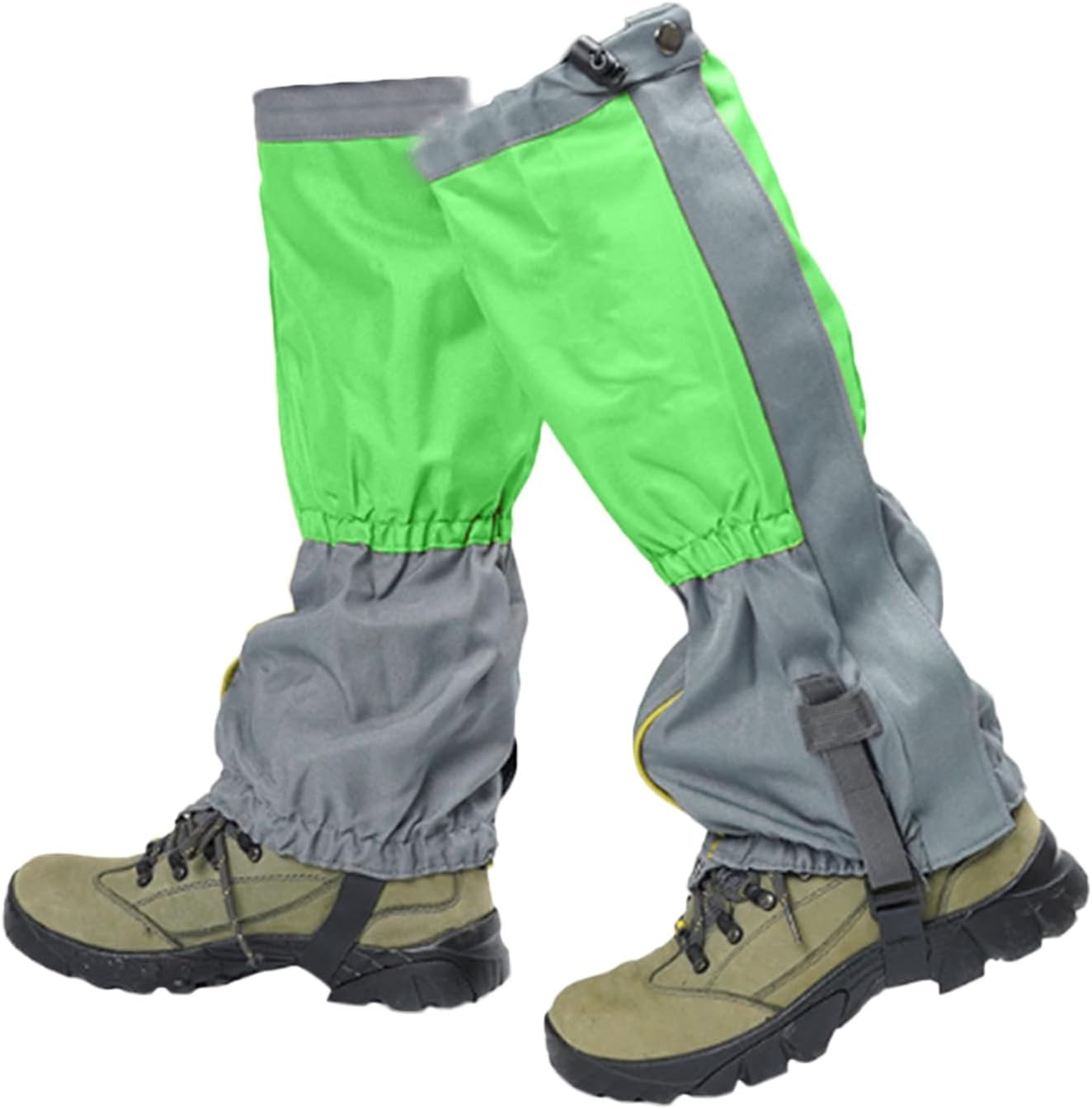 Leg Gaiters,Mountaineering Adjustable Shoe Covers,Foldable Gaiters and Snow Covers,for Mountain Skiing Hiking Rock Climbing