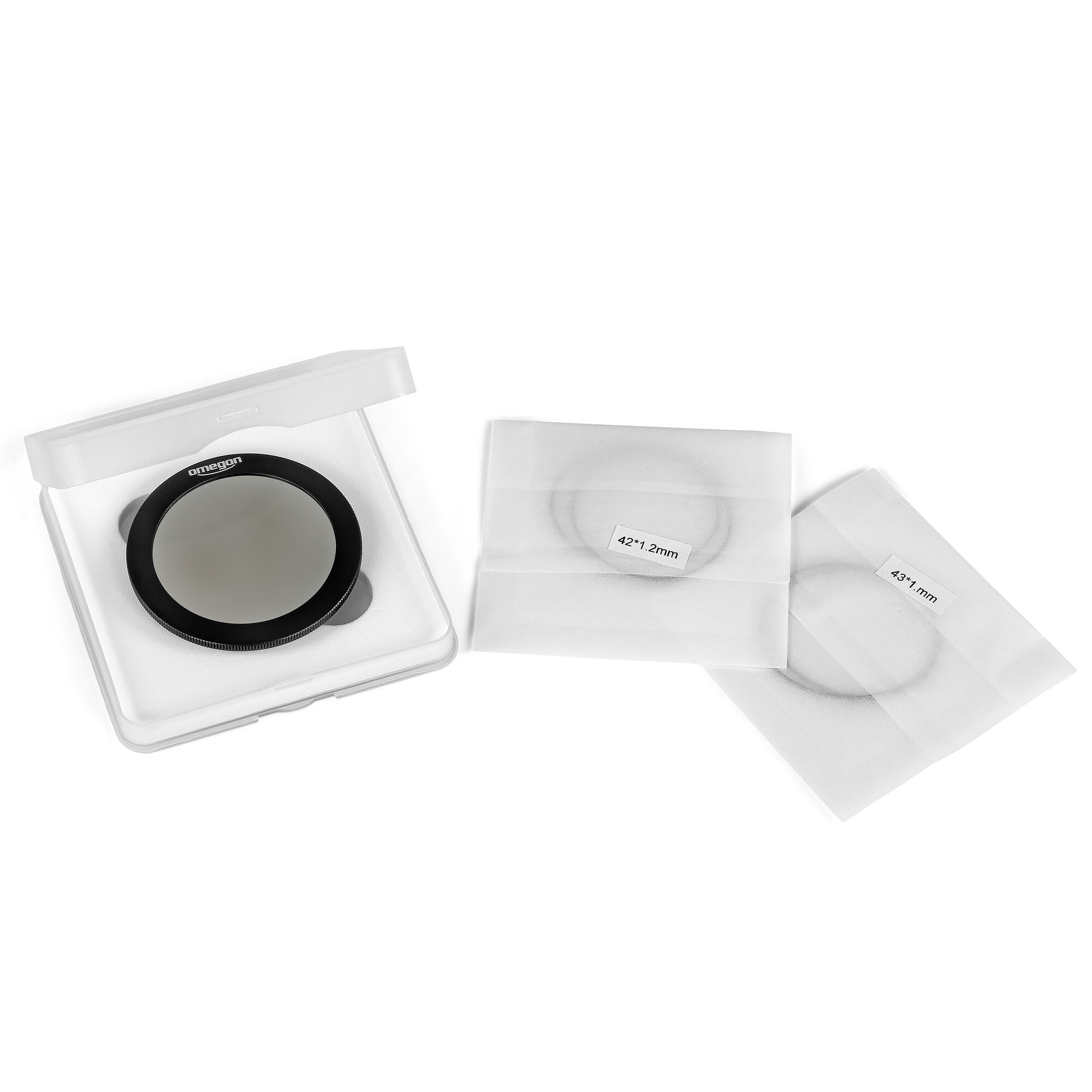 Filtres solaires Omegon 50mm für ZWO Seestar S50 sowie Ferngläser
