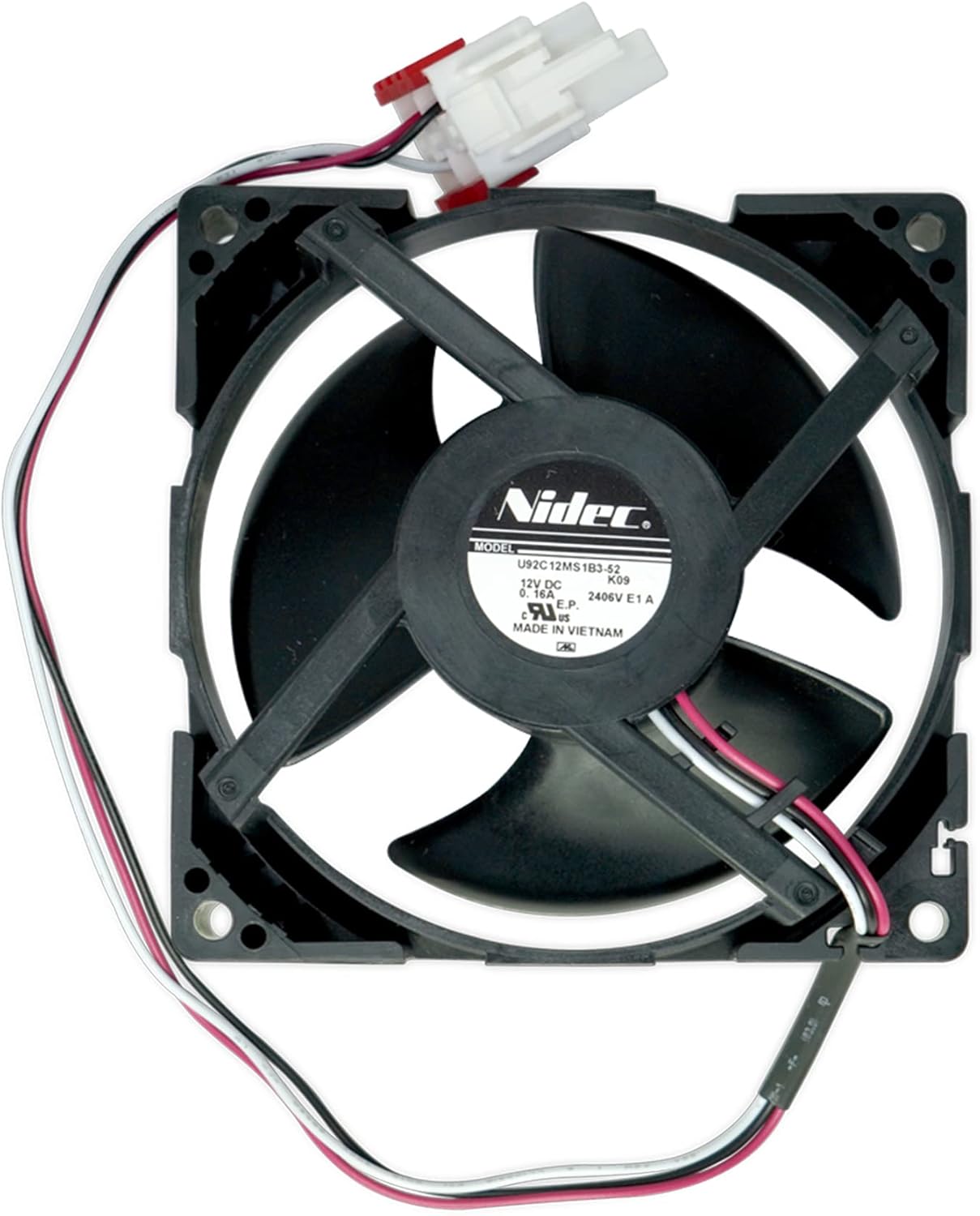 ForeverPRO DA31-00287A for Samsung Evaporator Fan Motor Assembly - Durable Refrigerator Evaporator Fan Motor, Compatible with Samsung Refrigerator Parts DA81-06013A