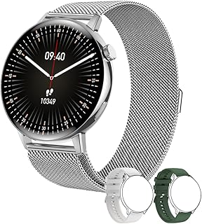 Smart Watch 2022 Bluetooth Call & Text Receive/Dial HOK Smartwatch for Android & IOS Phone with 1.32’ HD Screen Fitness Activity Tracker with Heart Rate Sleep Monitor Pedometer Waterproof for women men