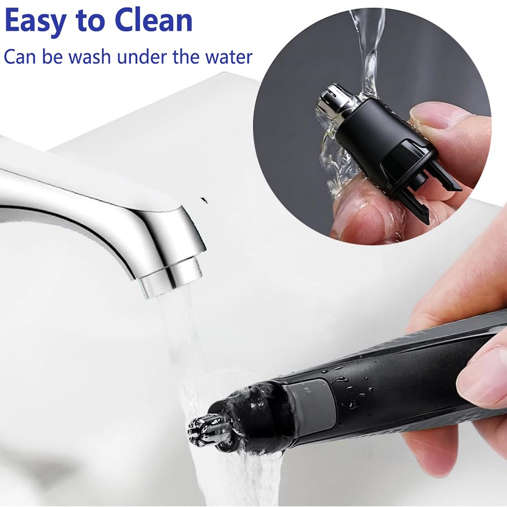 Nose Hair Replacement Heads for One Blade, Nose & Ear and Eyebrows Trimmers Replacement Heads Compatible with P-hilips N-orelco QP2520 QP2515 QP2620 QP2630 etc