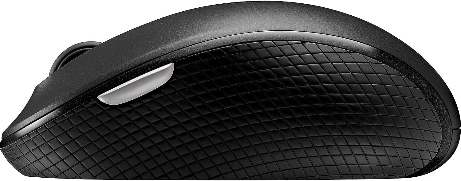 Microsoft Wireless Mobile Mouse 4000 - Graphite. Comfortable Ergonomic design, Wireless, USB 2.0 with Nano transceiver for PC/Laptop/Desktop, works with Mac/Windows Computers