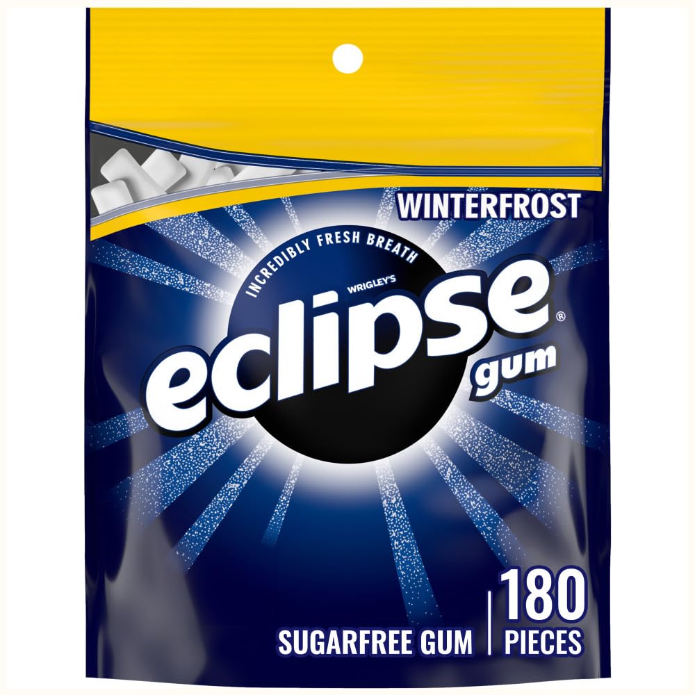 Winterfrost Chewing Gum Sugar Free, Chewing Gum Bulk Pack, 8.8-Ounce (180 Piece Bag)